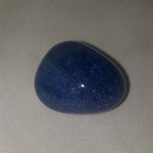 Lapis lazuli tumbled crystal.